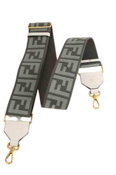 Petite maroquinerie Fendi Gris en Coton - Seconde Main
