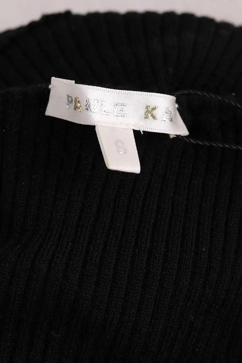 Top Paule Ka Noir en Laine
