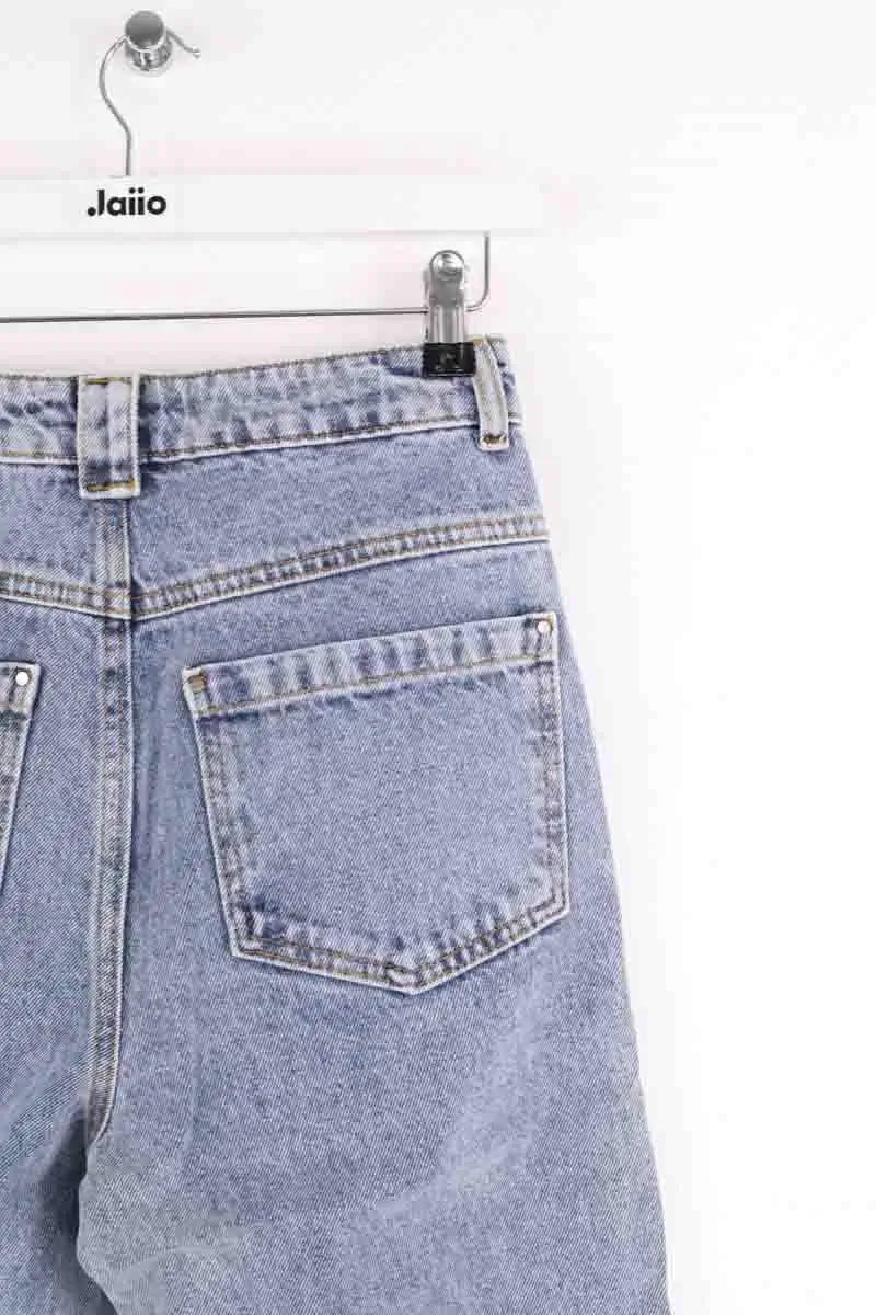 Pantalon droit Ba&Sh Bleu en Coton