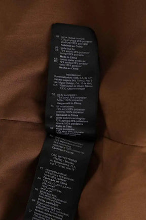 Manteau Sandro Marron en Synthétique