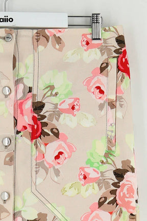 Mini jupe Carven  Beige