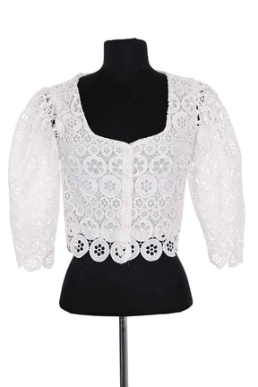 Top Maje Blanc en Coton, taille S - Seconde Main