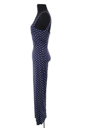 Robe Marcia Bleu en Synthétique
