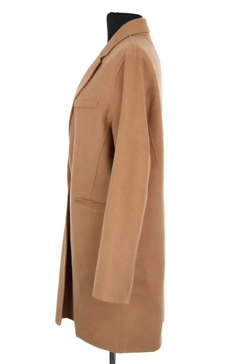 Manteau Maje Marron en Laine