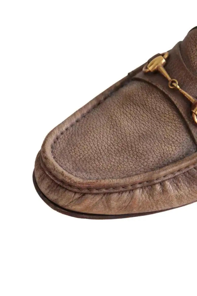 Mocassins Gucci Camel en Cuir