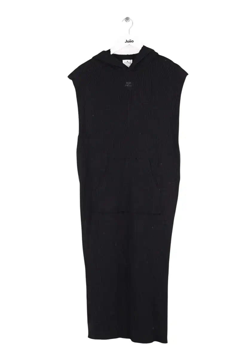 Robe Courrèges Noir en Viscose, taille S - Seconde Main
