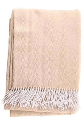 Plaid Frette Beige en  - Seconde Main