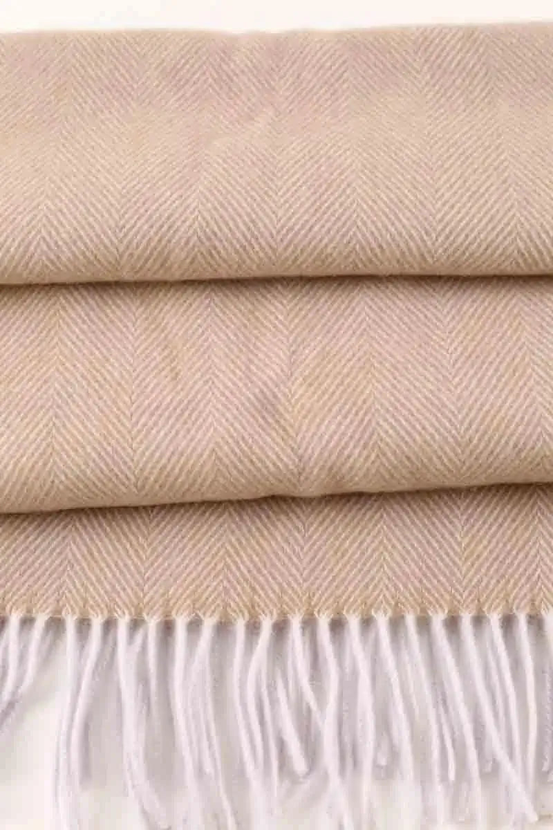 Plaid Frette Beige en 