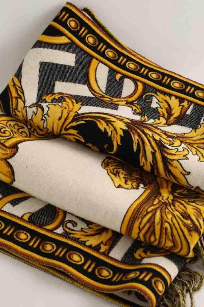 Plaid Versace La coupe des dieux Jaune en 