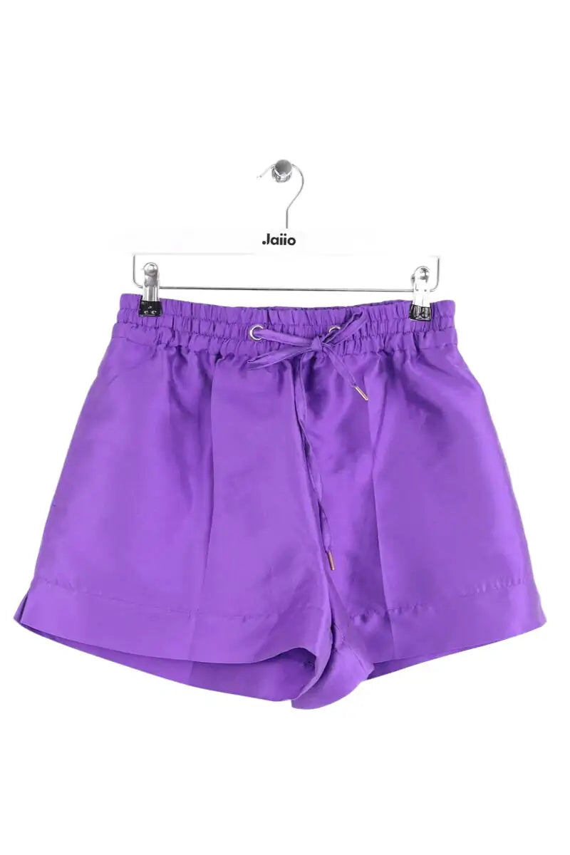 Bermuda Sandro Violet en Synthétique, taille XS - Seconde Main