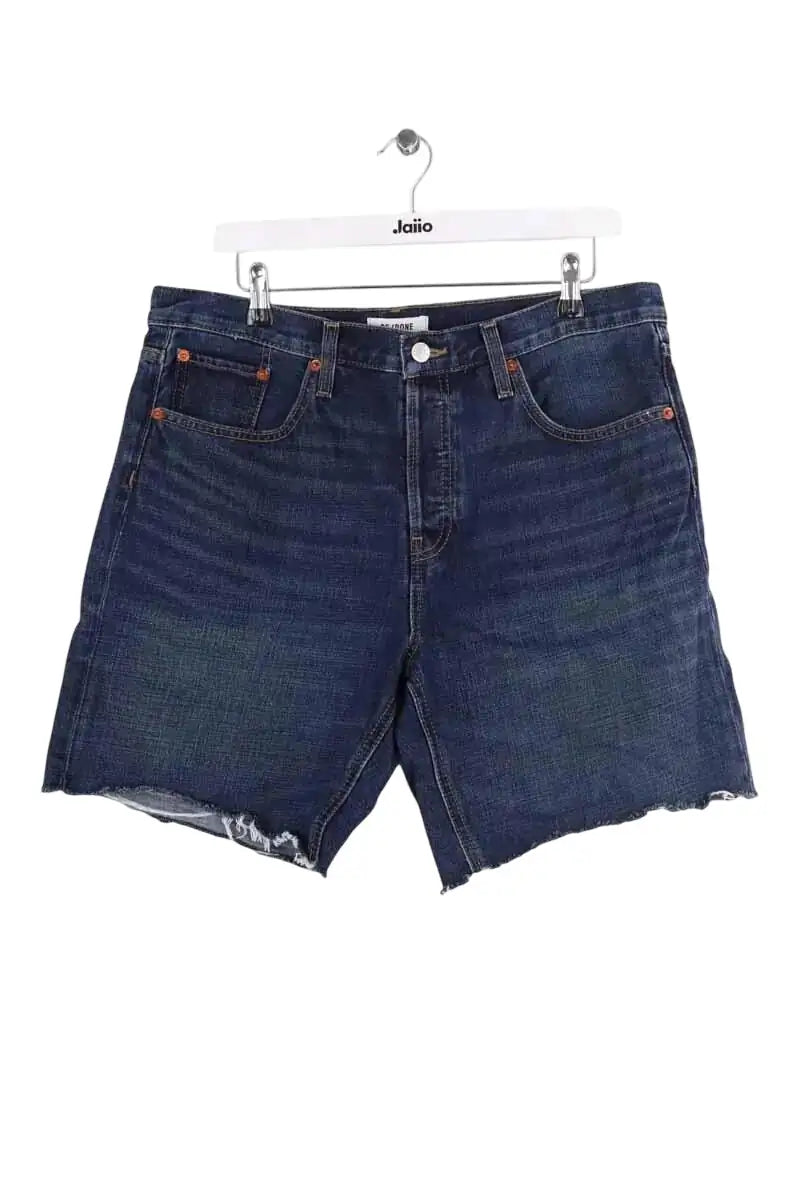 Bermuda RE/DONE Marine en Coton, taille L - Seconde Main