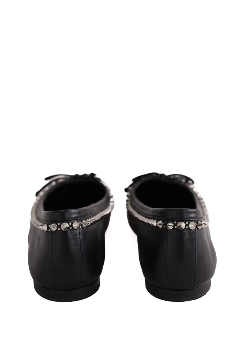 Ballerines Christian Louboutin Noir en Cuir