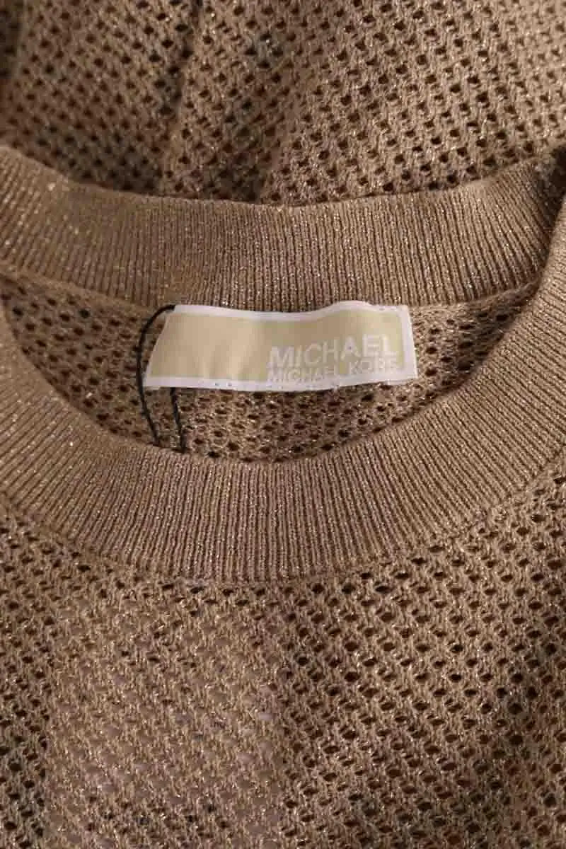 Pull Michael Kors Camel en Synthétique