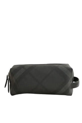 Pochette  Burberry Anthracite en Cuir - Seconde Main