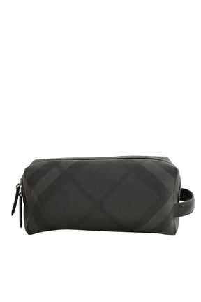 Pochette  Burberry Anthracite en Cuir - Seconde Main