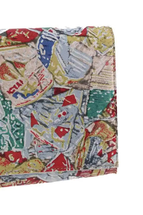 Pochette Alaïa cuir imprime cesar Multicolore en Cuir