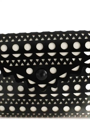 Pochette Alaïa Noir en Cuir