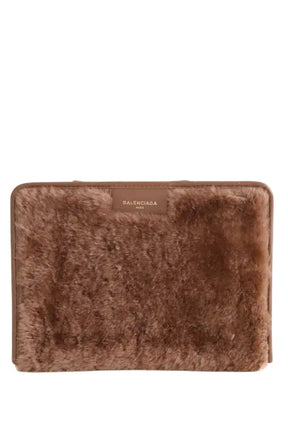 Pochette Balenciaga Camel en Cuir - Seconde Main