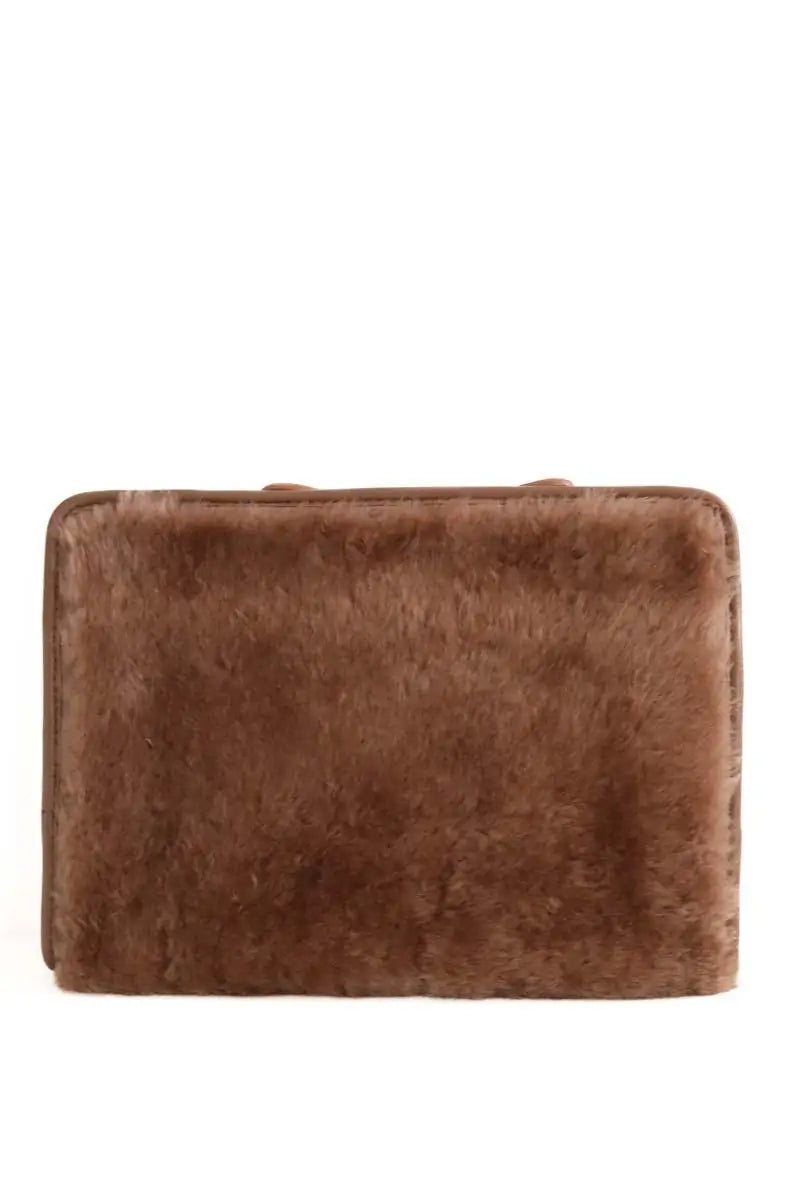 Pochette Balenciaga Camel en Cuir
