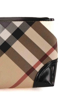 Pochette Burberry Beige en Cuir