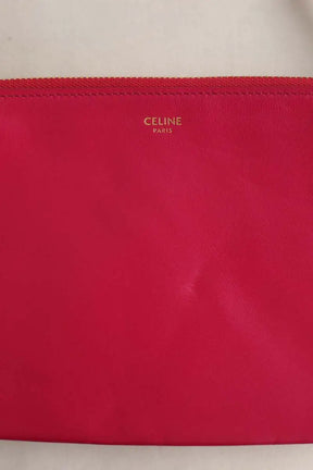 Pochette Celine Trio Rose en Cuir