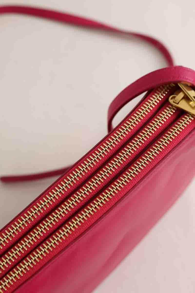 Pochette Celine Trio Rose en Cuir