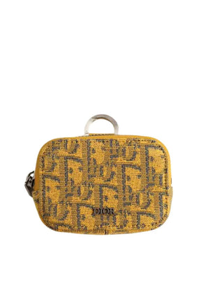 Pochette Dior Jaune en Tissu - Seconde Main