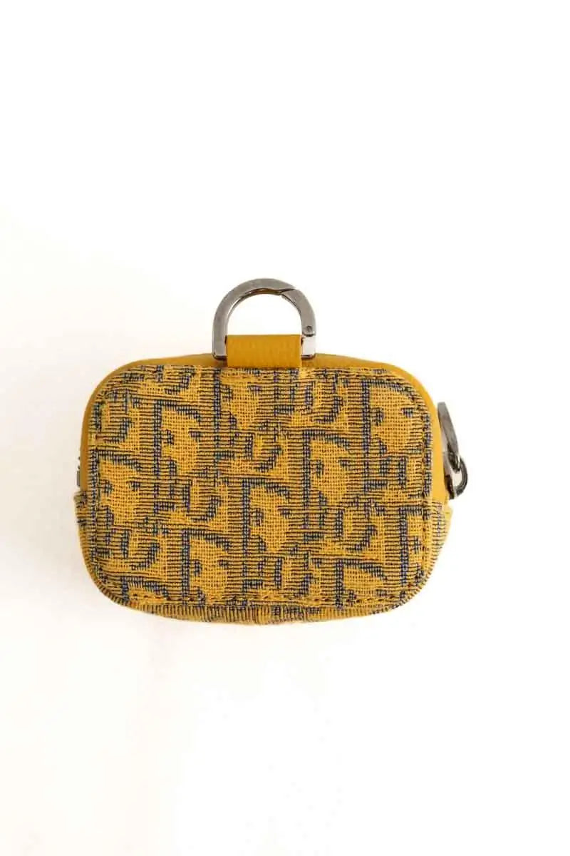 Pochette Dior Jaune en Tissu