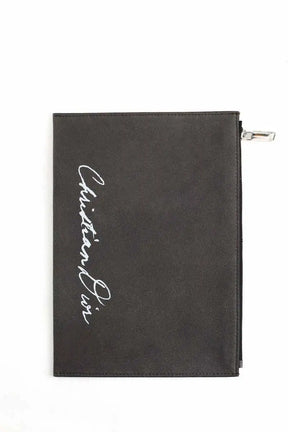 Pochette Dior Lily of the Valley Gris en Cuir