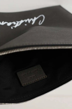 Pochette Dior Lily of the Valley Gris en Cuir