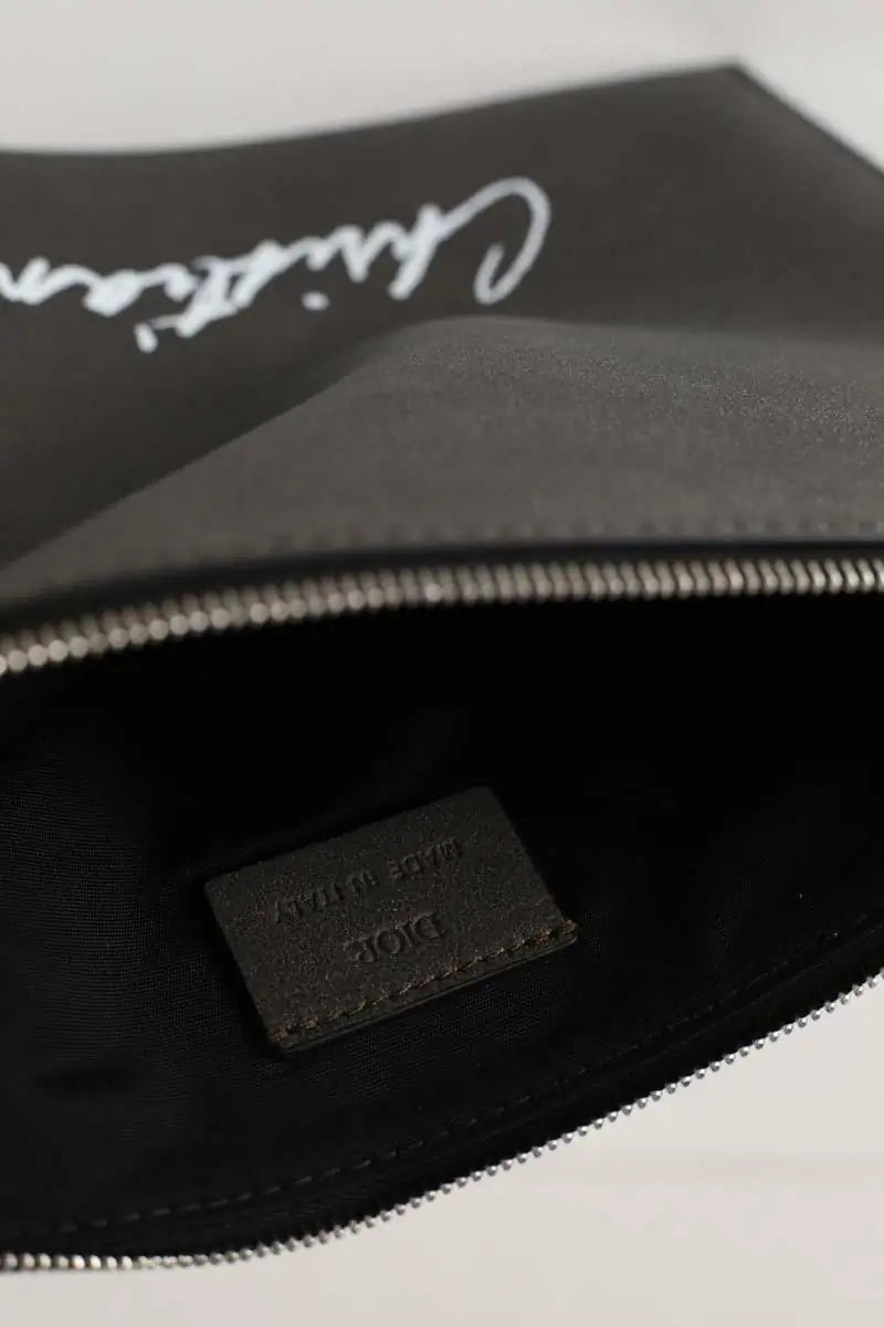 Pochette Dior Lily of the Valley Gris en Cuir