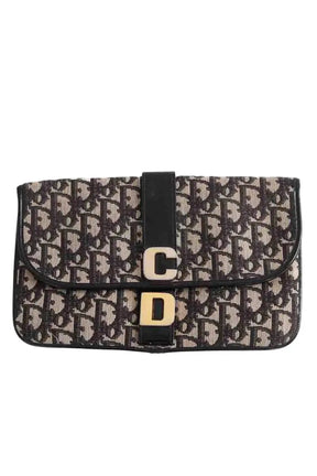 Pochette Dior Noir en Cuir - Seconde Main