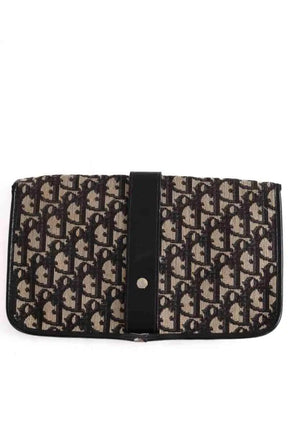 Pochette Dior Noir en Cuir