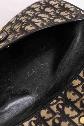 Pochette Dior Noir en Cuir