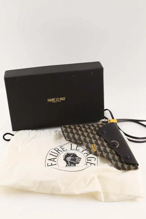 Pochette Fauré Le Page Pochette Cal 22 Noir en Cuir