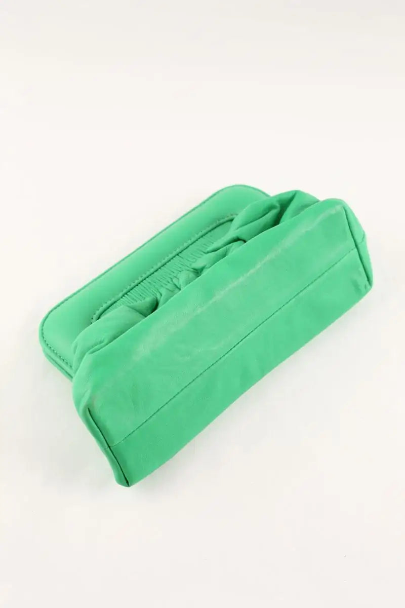 Pochette Gestuz Velina Vert en Cuir