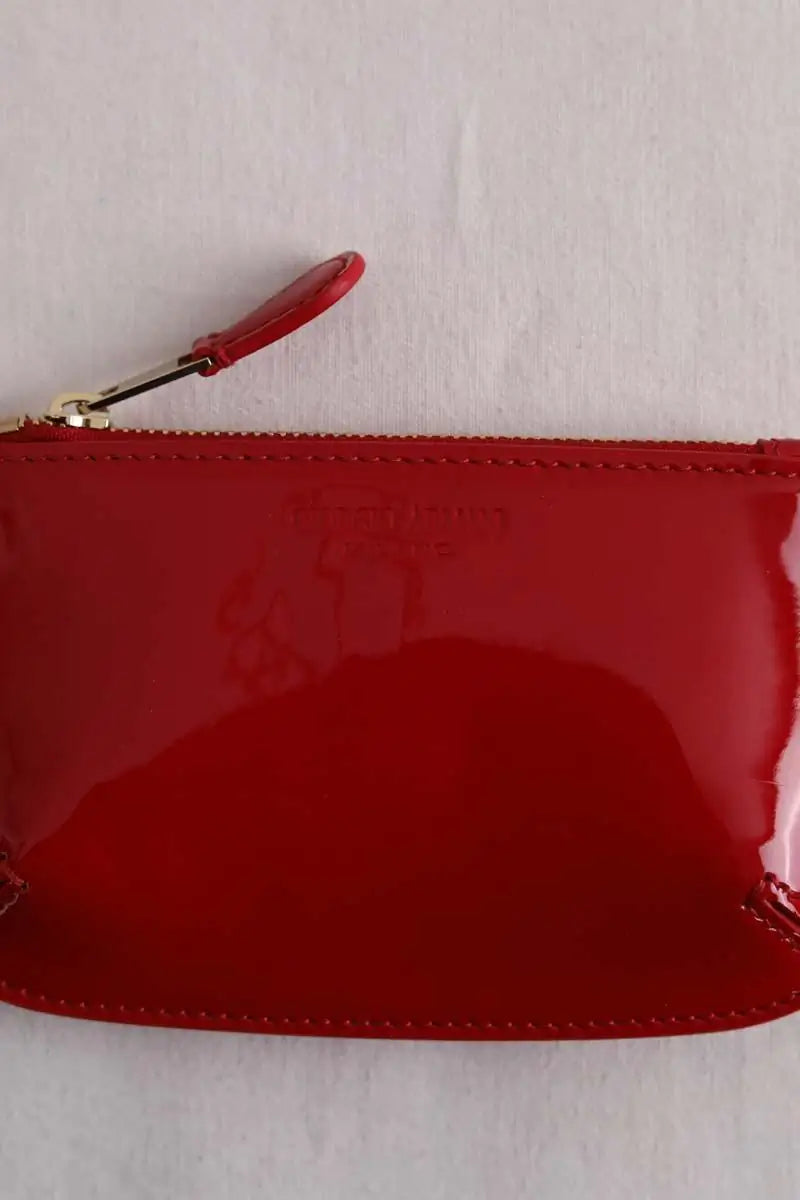 Pochette Giorgio Armani Rouge en Cuir verni