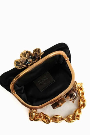 Pochette Gucci Doré en Tissu