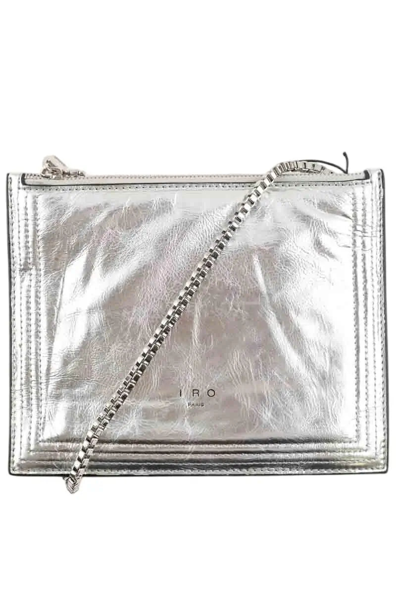 Pochette Iro Argent en Cuir - Seconde Main