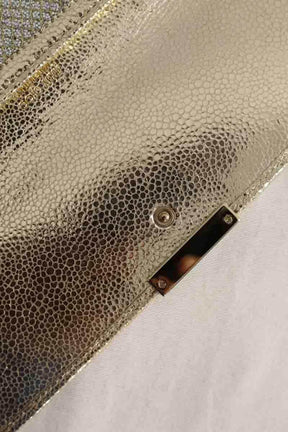 Pochette Jimmy Choo Doré en Cuir