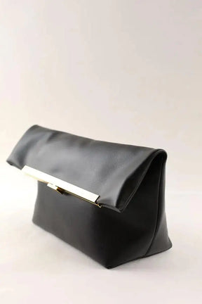 Pochette Kassandre Noir en Cuir