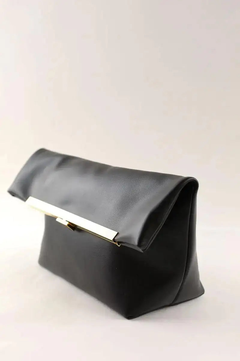 Pochette Kassandre Noir en Cuir