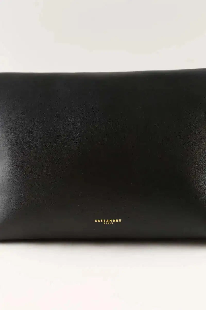 Pochette Kassandre Noir en Cuir