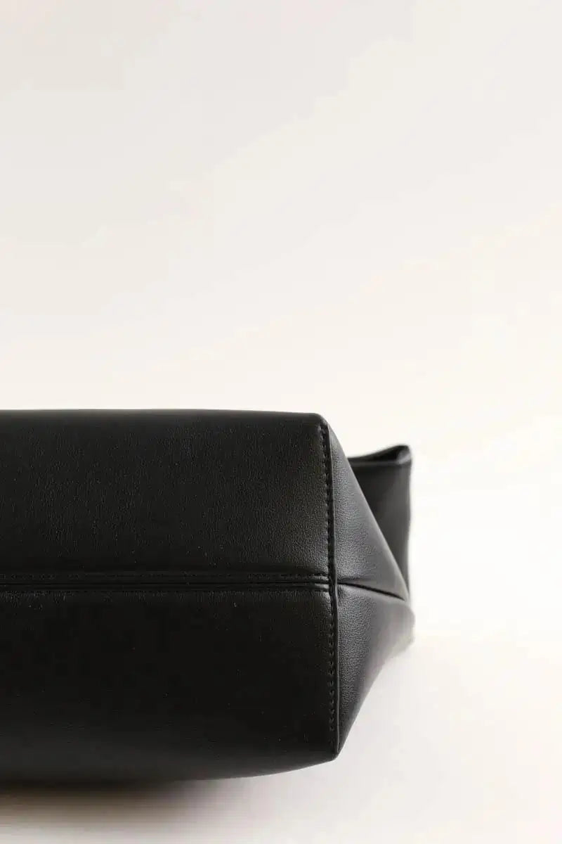 Pochette Kassandre Noir en Cuir