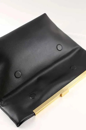 Pochette Kassandre Noir en Cuir