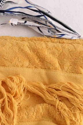 Pochette Lalla Jaune en Coton