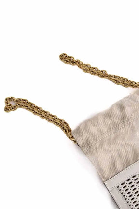 Pochette Lancel Funny Fish Blanc en Cuir