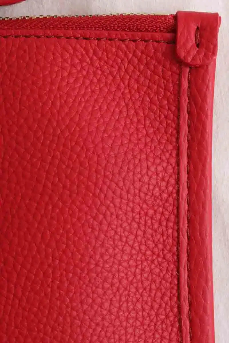 Pochette Lancel Rouge en Cuir