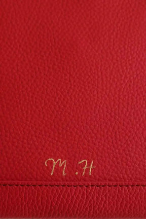 Pochette Lancel Rouge en Cuir