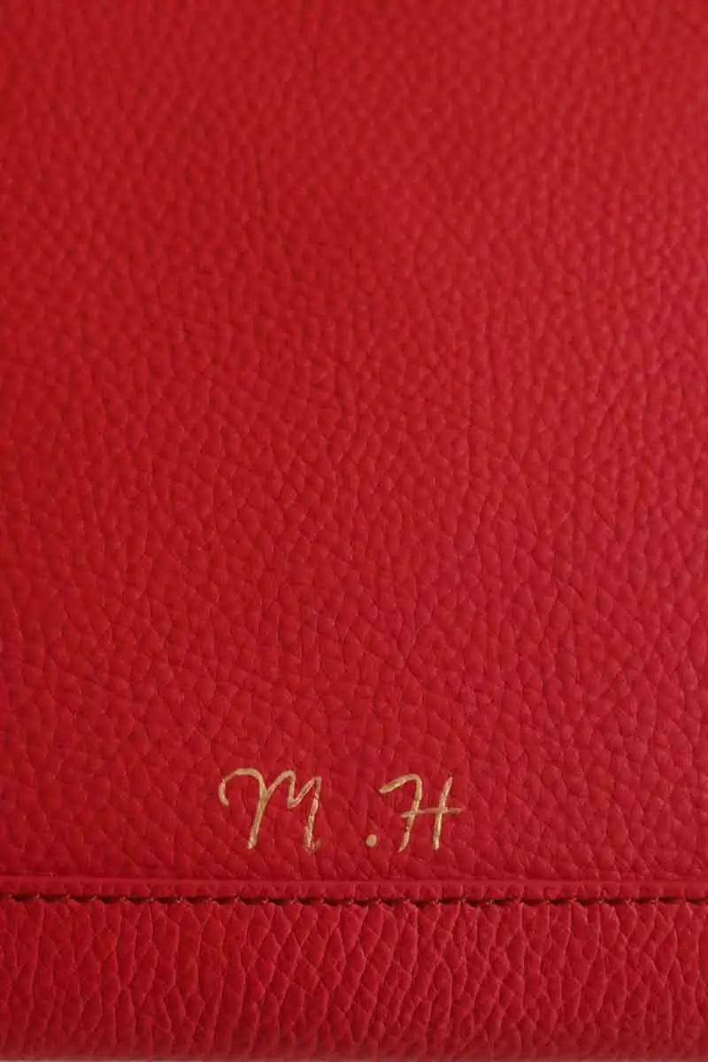 Pochette Lancel Rouge en Cuir